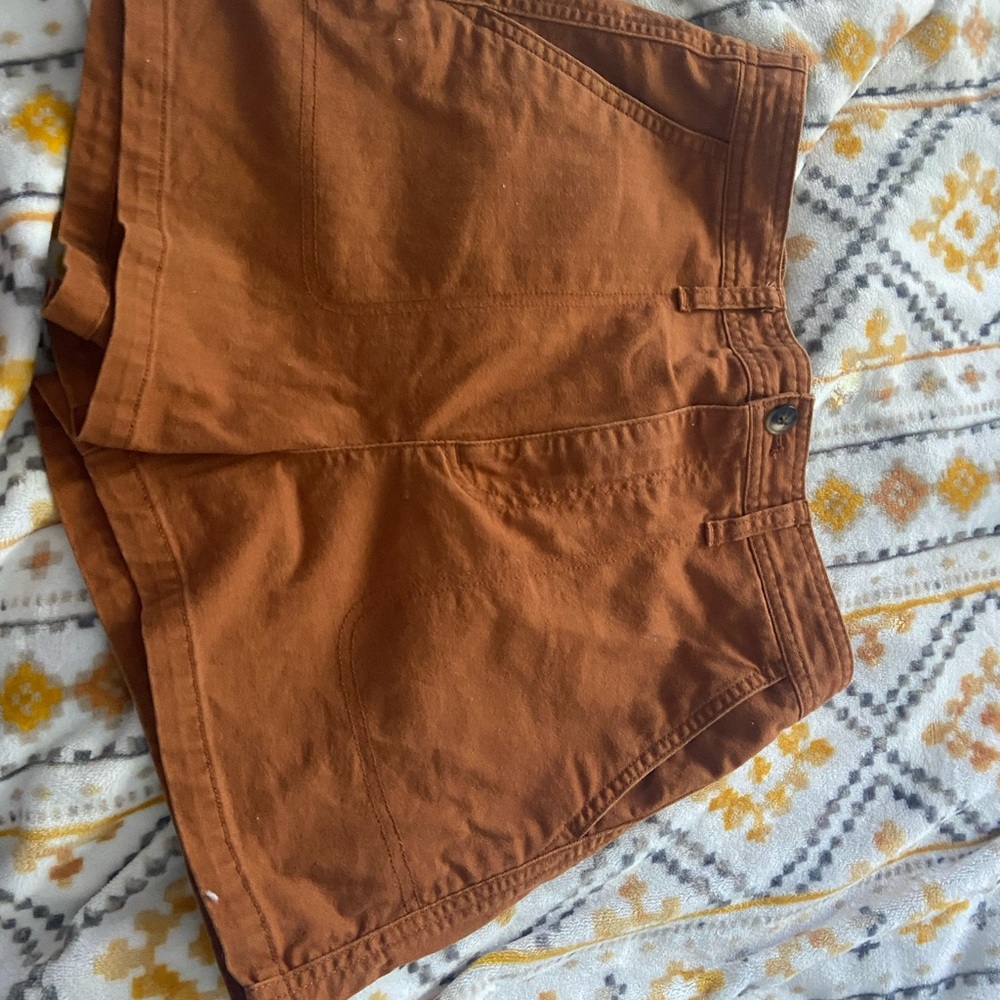 Ready for summer comfort with flared shorts.